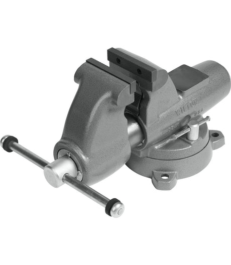 C-2 Pipe and Bench Vise, 5" Jaw Width, 7" Max Jaw Opening, 5-5/16" Throat Depth Wilton