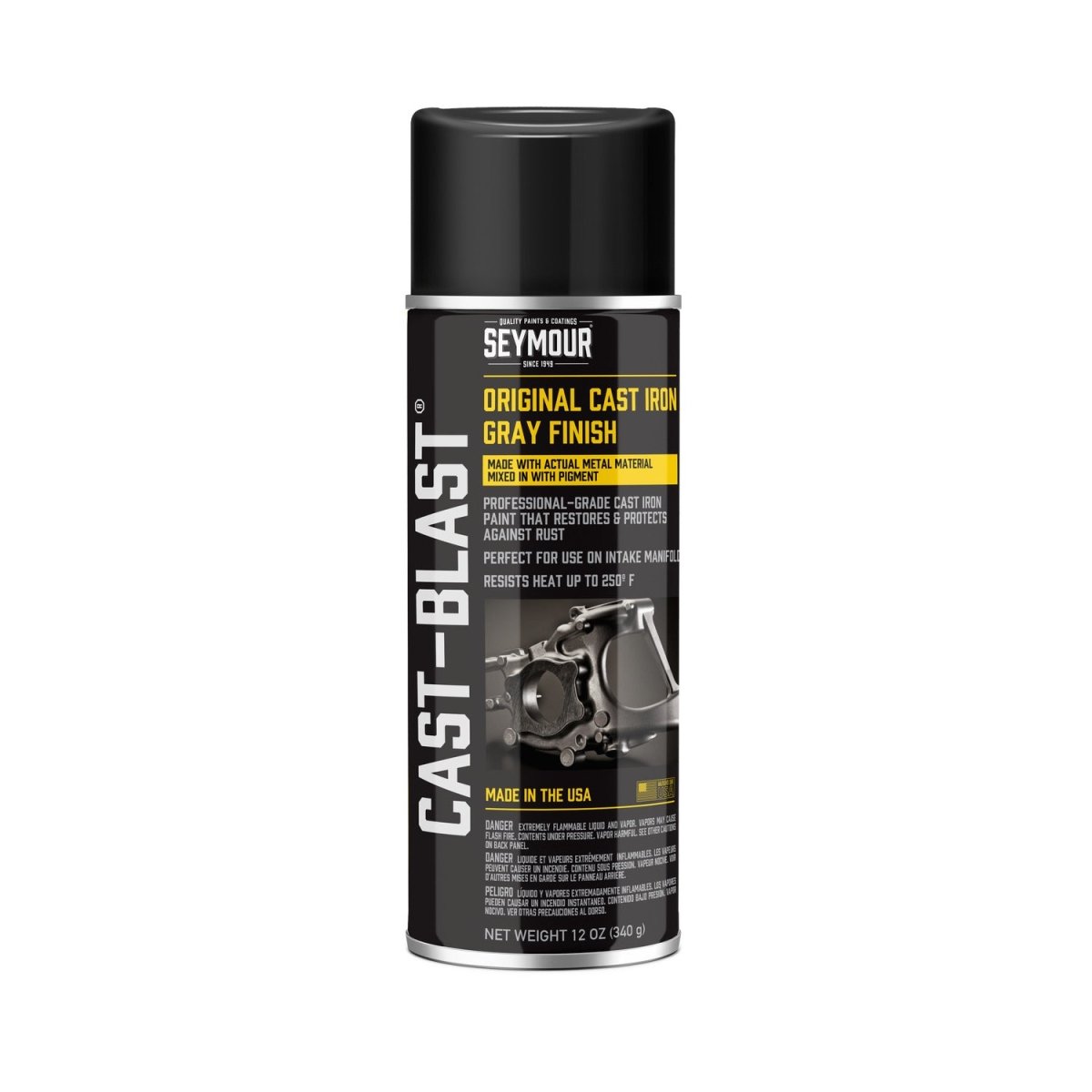 Cast-Blast, Automotive Cast Iron Spray Paint - Case of 6 Seymour