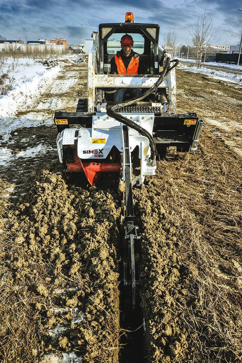 Chain Trenchers For Skid Steer Loaders - Simex