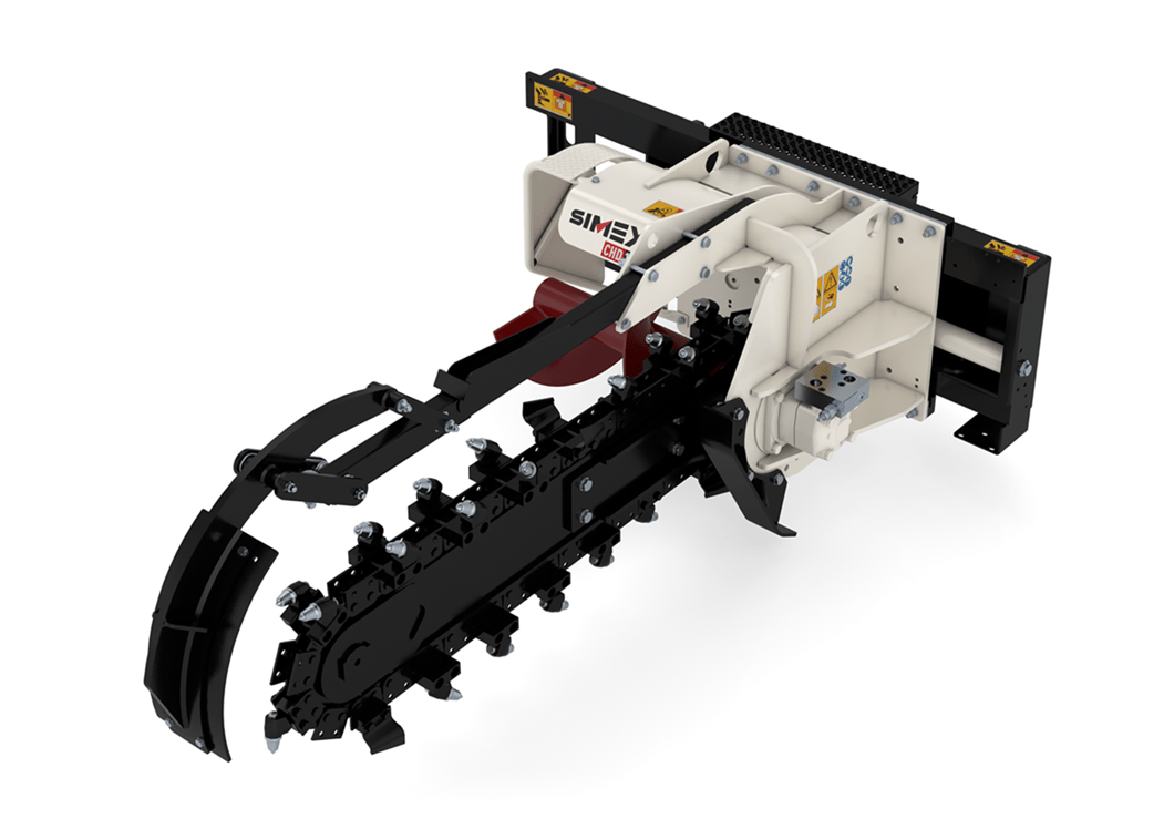 Chain Trenchers For Skid Steer Loaders - Simex