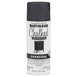 Chalked Paint Ultra Matte Paint - 12oz (6 Count) 302590 Rust-Oleum Charcoal