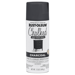 Chalked Paint Ultra Matte Paint - 12oz (6 Count) 302590 Rust-Oleum Charcoal