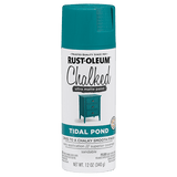 Chalked Paint Ultra Matte Paint - 12oz (6 Count) 302597 Rust-Oleum Tidal Pond