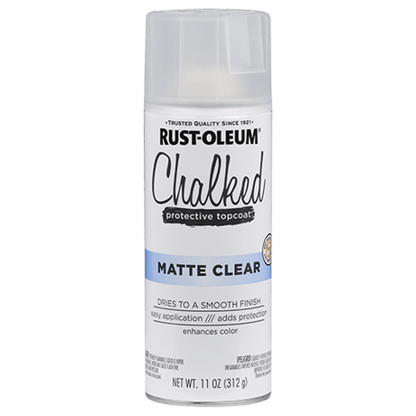 Chalked Paint Ultra Matte Paint - 12oz (6 Count) 302599 Rust-Oleum Matte Clear
