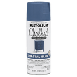 Chalked Paint Ultra Matte Paint - 12oz (6 Count) 302598 Rust-Oleum Coastal Blue