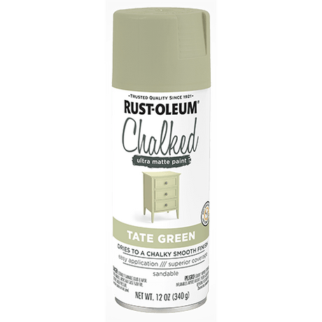 Chalked Paint Ultra Matte Paint - 12oz (6 Count) 374163 Rust-Oleum Tate Green