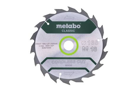 Circular Saw-Blade HW/CT 165x20, 18 WZ - Metabo