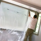 Cling Cover® Self-Adhering Plastic Sheeting Trimaco