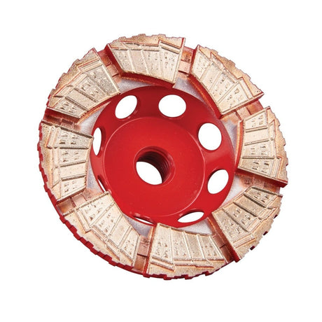 Clipper 3X3 iHD General Purpose Dry Single Row Diamond Cup Wheel 70184601763 Norton 4.5"