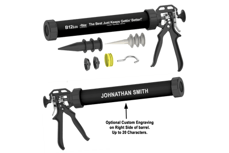 Color Rush – 20oz B-Line Manual Sausage Gun w/ Color Barrels (10 Count) Albion