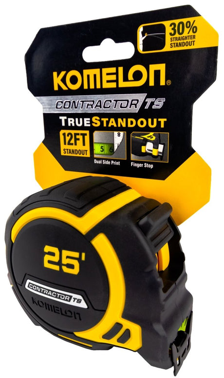 Contractor TS Tape Measure 93425 Komelon 25 ft.