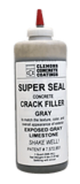 Crack Filler – 1 Quart (Pack of 3) FGS Clemons Concrete Coatings Gray