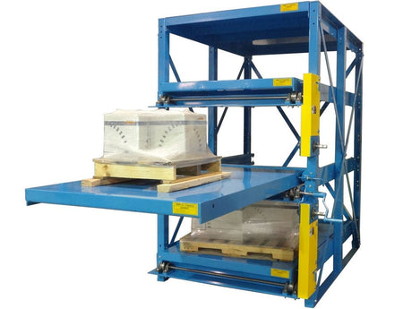 Crank-Out Glide-Out Storage Racks Rack Engineering Division