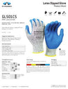 Crinkle Latex Gloves - Box of 12 - Pyramex
