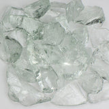 Crystal Clear Terrazzo Glass TCRCLEA3-50 American Specialty Glass 50 Lb. #3 (3/8" - 1/2")