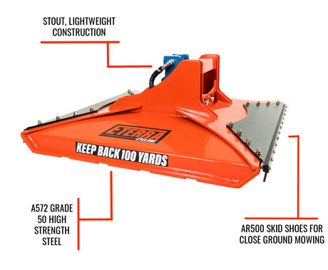 Cyclone 48" Rotary Brush Mower Attachment Eterra