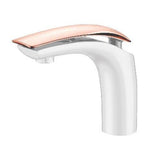 Dakota 6-1/2 Inch Single Handle Bathroom Faucet DSF-00BSH06WRG-DIS Dakota Sinks White and Rose Gold