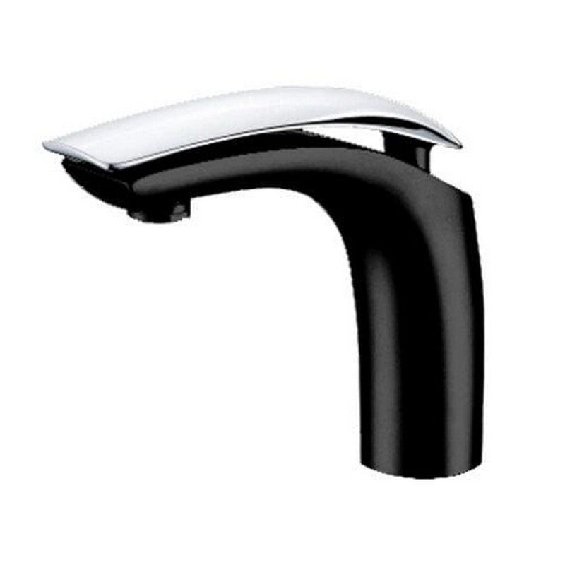 Dakota 6-1/2 Inch Single Handle Bathroom Faucet DSF-00BSH06BKCR-DIS Dakota Sinks Black and Chrome