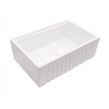 Dakota Signature Collection Apron Front Fire Clay Sinks w/Accessory Ledges Dakota Sinks