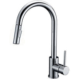 Dakota Sinks 15 7/8 Inch Single Hole Pull-Down Pre-Rinse Kitchen Faucet DSF-16KPO04CR Dakota Sinks Chrome