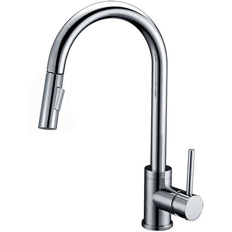 Dakota Sinks 15 7/8 Inch Single Hole Pull-Down Pre-Rinse Kitchen Faucet DSF-16KPO04CR Dakota Sinks Chrome
