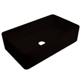 Dakota Sinks DSE-FCA3320 Signature Elements Series 33 1/8 Inch Fire Clay Single Bowl Reversible Apron Front Kitchen Sink DSE-FCA3320MBK Dakota Sinks Matte Black