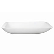 Dakota Sinks DSE-SRV03W Signature Elements Series 23 5/8 Inch Resin Single Bowl Rectangle Bathroom Vessel Sink, White - Dakota Sinks