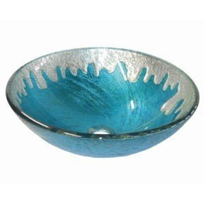 Dakota Sinks DSE-TGV03 Signature Elements Series 16 1/2 Inch Tempered Glass Single Bowl Bathroom Vessel Sink Dakota Sinks