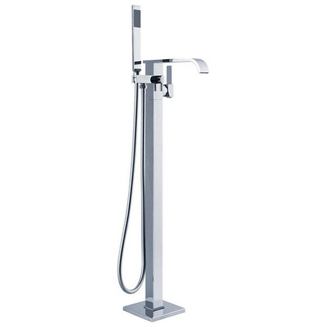 Dakota Sinks DSF-00BTF03CR Signature 41 Inch Floor Mounted Bathtub Filler Dakota Sinks