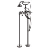 Dakota Sinks DSF-00BTF04CR Signature 36 1/4 Inch Floor Mounted Bathtub Filler Dakota Sinks