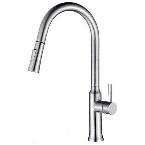 8 Inch Single Pull-Out Kitchen Faucet - Dakota Sinks