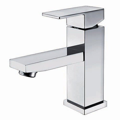 Dakota Sinks DSF-34BSH00 Kennedy 6 1/2 Inch Deck Mount Bathroom Faucet with Pop-Up Drain and Overflow DSF-34BSH00CR Dakota Sinks Chrome