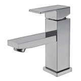 Dakota Sinks DSF-34BSH00 Kennedy 6 1/2 Inch Deck Mount Bathroom Faucet with Pop-Up Drain and Overflow DSF-34BSH00BN Dakota Sinks Brushed Nickel