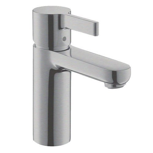 Dakota Sinks DSF-40BSH00 Sophia 6 3/8 Inch Deck Mount Bathroom Faucet with Push Pop-Up Drain and Stainless Steel Braided Hose - Dakota Sinks