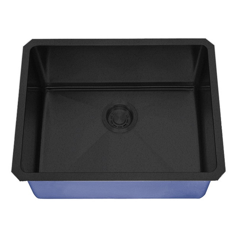 Dakota Sinks DSM-1915 Signature M-Series 19 Inch Micro Radius Single Bowl Undermount Kitchen Bar Sink with Bottom Grid, Satin Brushed Nickel DSM-1915GBK Dakota Sinks Gunmetal