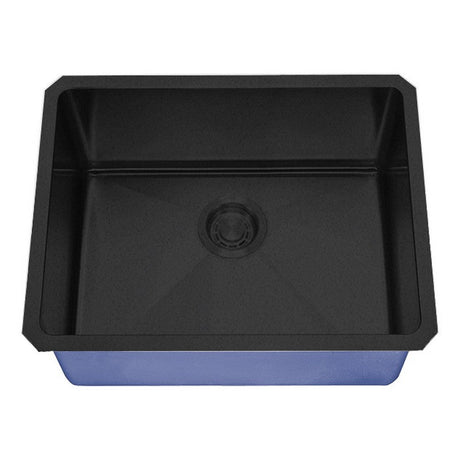 Dakota Sinks DSM-1915 Signature M-Series 19 Inch Micro Radius Single Bowl Undermount Kitchen Bar Sink with Bottom Grid, Satin Brushed Nickel DSM-1915GBK Dakota Sinks Gunmetal