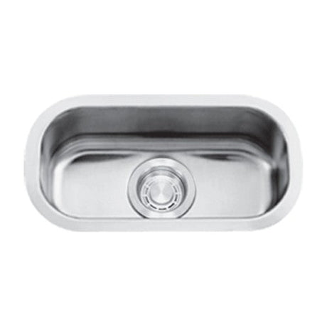 Dakota Sinks DSR-918 Signature R-Series 18 Inch Standard Radius Single Bowl Undermount Stainless Steel Bar Sink with Bottom Grid Dakota Sinks