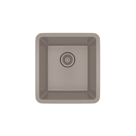Dakota Sinks GSE-QC1618-BE Builders Elements Series 16 1/2 Inch Quartz Composite Single Bowl Undermount Bar Sink GSE-QC1618-BE Dakota Sinks Beige