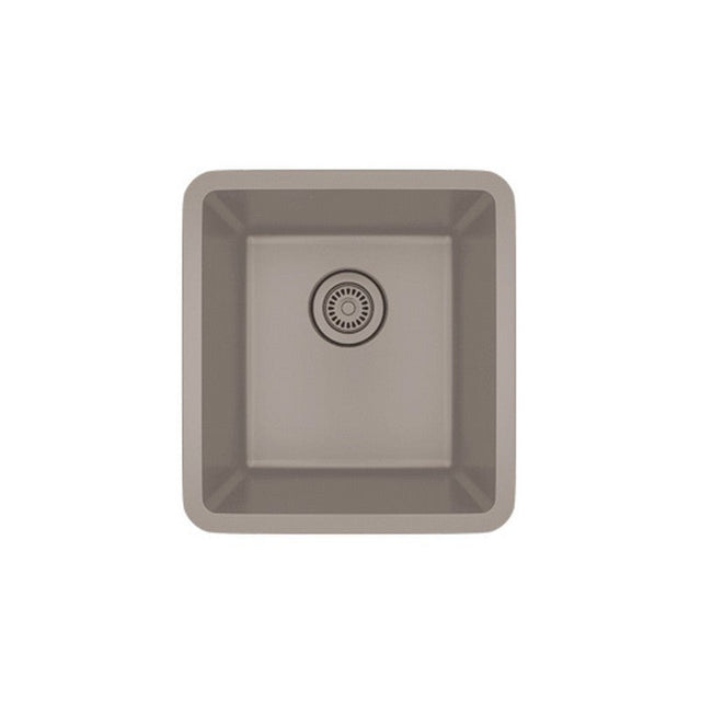 Dakota Sinks GSE-QC1618-BE Builders Elements Series 16 1/2 Inch Quartz Composite Single Bowl Undermount Bar Sink GSE-QC1618-BE Dakota Sinks Beige