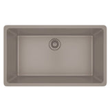 Dakota Sinks GSE-QC3219-BE Builders Elements Series 32 Inch Quartz Composite Single Bowl Undermount Kitchen Sink GSE-QC3219-BE Dakota Sinks Beige
