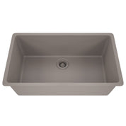 Dakota Sinks GSE-QC3219-BE Builders Elements Series 32 Inch Quartz Composite Single Bowl Undermount Kitchen Sink - Dakota Sinks