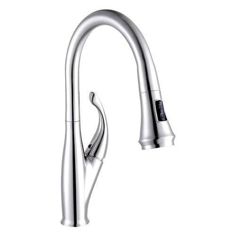 Dakota Sinks Signature 16 1/2 Inch Single Hole Pull-Down Kitchen Faucet DSF-18KPO00CR Dakota Sinks Chrome