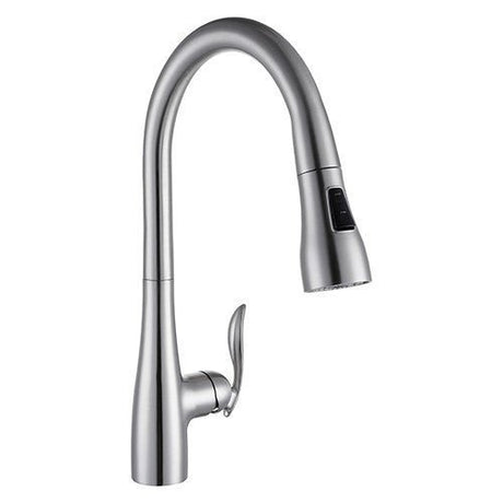 Dakota Sinks Signature 16 1/2 Inch Single Hole Pull-Down Pre-Rinse Kitchen Faucet Dakota Sinks