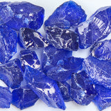 Dark Blue Terrazzo Glass TDKBLUE3-1 American Specialty Glass 1 Lb. #3 (3/8" - 1/2")