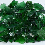 Dark Green Terrazzo Glass TDKGREE2-1 American Specialty Glass 1 Lb. #2 (1/4" - 3/8")