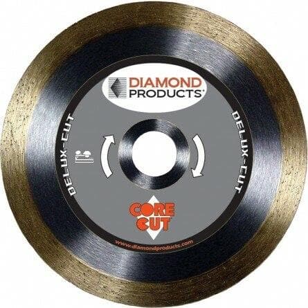 Delux-cut Continuous Rim Tile Diamond Blades - Diamond Products