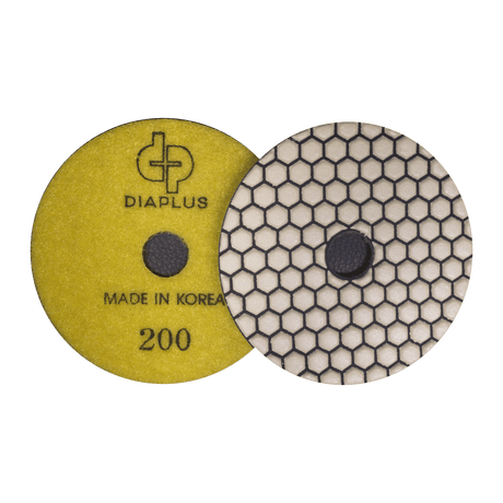 Dia Plus Dry Diamond Polishing Pads DPD40200 Dia Plus 4" 200