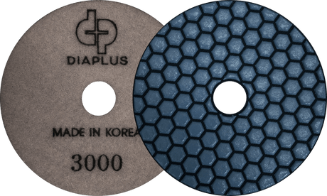 Dia Plus Dry Diamond Polishing Pads DPD43000 Dia Plus 4" 3000