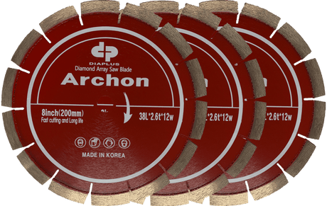 Dia Plus Archon 8" Blade for Blue Ripper Junior Saw - Sale BRS0801R-3PACK Dia Plus 3 Pack