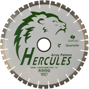 Dia Plus Hercules Bridge Saw Blade for Quartzite & Hard Stone QDPH2014-1 Dia Plus 14" Blade
